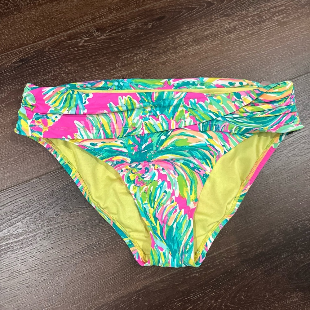 Lilly Pulitzer Pink and Green Bikini Vibrant Resort Style